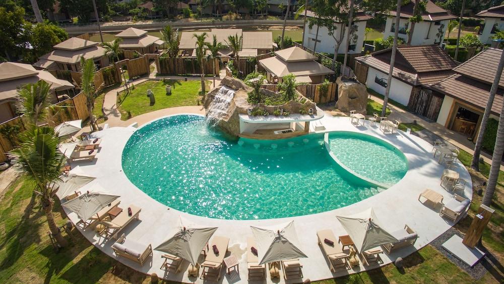 מאה נאם ביץ' Khwan Beach Resort - Luxury Glamping And Pool Villas Samui - Adults Only - Sha Extra Plus מראה חיצוני תמונה